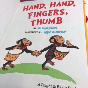 Children's Book Set Great Day for Up Hand, Fingers, Thumb Dr. Seuss & Al Perkins